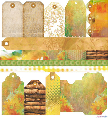 Picture of Apricot Mint Cutout Sheet