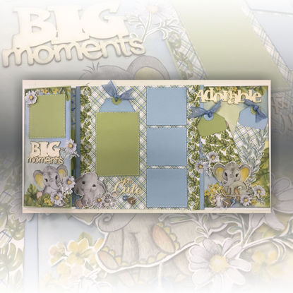 Picture of Big Moments Double Page Scrapbooking Kit - Michelle