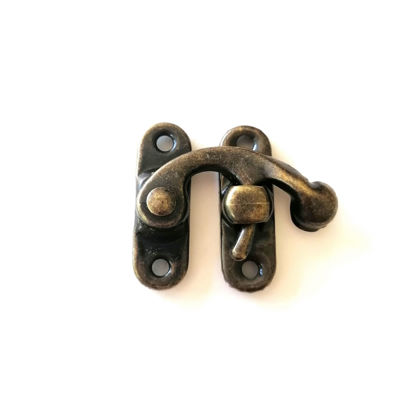 Picture of Bronze Metal Latch Lock with Screws