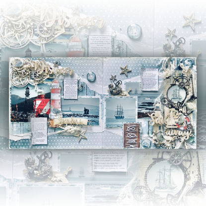 Picture of Away Double Page Scrapbooking Kit - Teresa Ueckermann