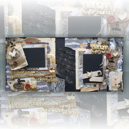 Picture of Adventures Double Page Scrapbooking Kit - Teresa Ueckermann