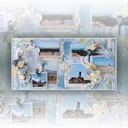 Picture of Precious Dragonfly Double Page Scrapbooking Kit - Teresa