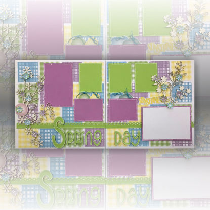 Picture of Spring Day Double Page Scrapbooking Kit - Michelle
