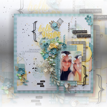 Picture of Hello Sunshine Single Page Scrapbooking Kit - Teresa