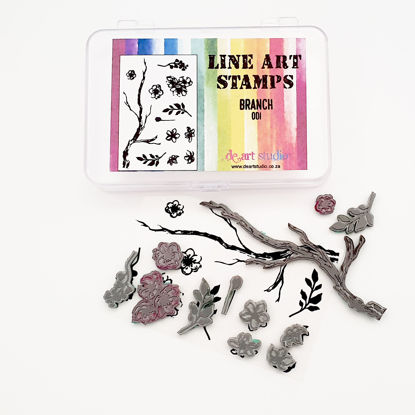 Picture of Line Art Stamp Set - Branch 001