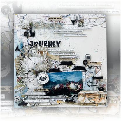 Picture of Journey Single Page Scrapbooking Kit - Teresa