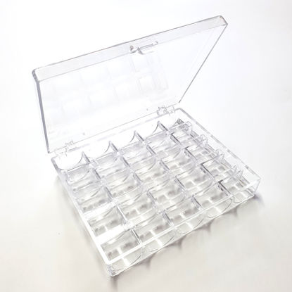 Picture of Clear Bobbin Box - 25 Compartments
