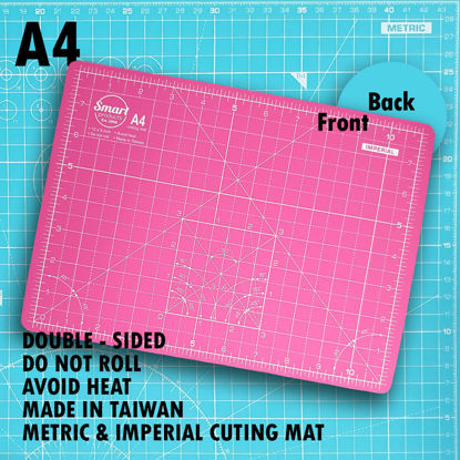 Picture of Cutting Mat A4 - Blue & Pink