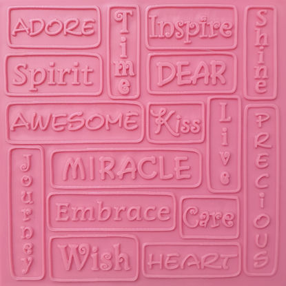 Picture of Scrabble Fun E2 - Adore - Texture Plate