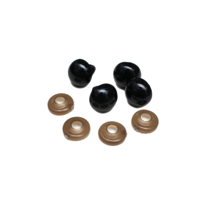 Picture of Teddy Bear Eyes - Black - 10mm