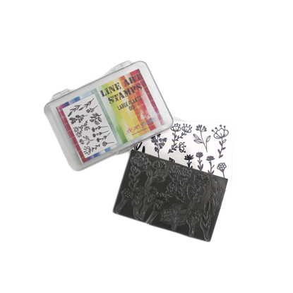 Picture of Line Art Stamp Set - Large Plants 001