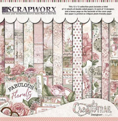 Picture of SWPP015F - Fabulous Florals - Full Pack (30.5cm x 30.5cm)