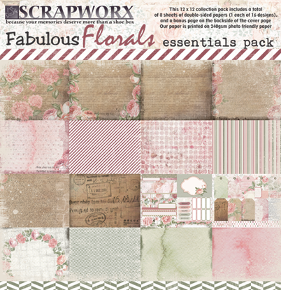 Picture of SWPP015E - Fabulous Florals - Essential Pack (30.5cm x 30.5cm)