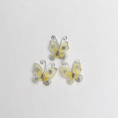 Picture of Wire Net Butterfly - Gold - 2cm - 205036-02