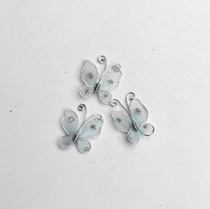 Picture of Wire Net Butterfly - Blue - 2cm - 205036-07
