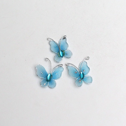 Picture of Wire Net Butterfly - Turquoise - 203506-03