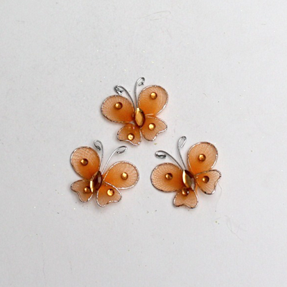 Picture of Wire Net Butterfly - Orange - 203076-3