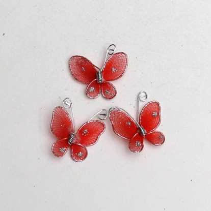 Picture of Wire Net Butterfly - Red - 205035-04