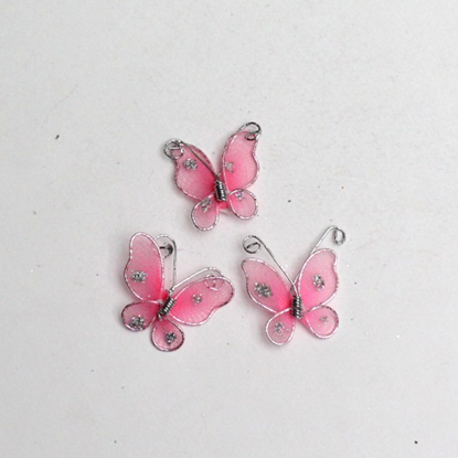 Picture of Wire Net Butterfly - Pink - 205036-05