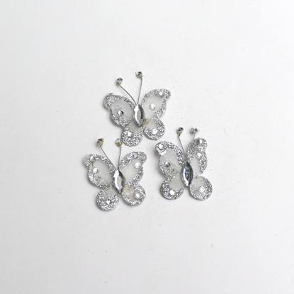 Picture of Wire Net Butterfly - White - Large - 203076-5