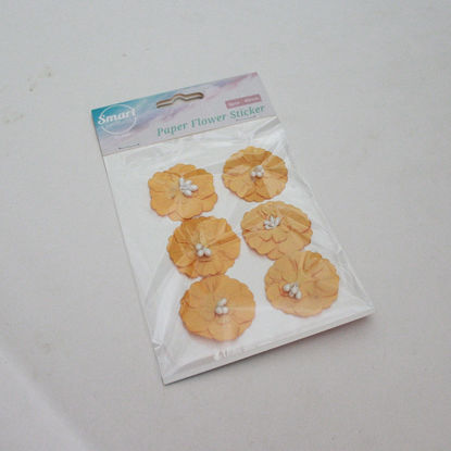 Picture of 20427-3 - Paper Flower Sticker Set 2 - Yellow