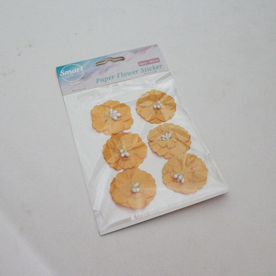 Picture of 20427-3 - Paper Flower Sticker Set 2 - Yellow