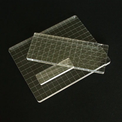 Picture of Acrylic Stamping Block Set 3 - With Gridlines