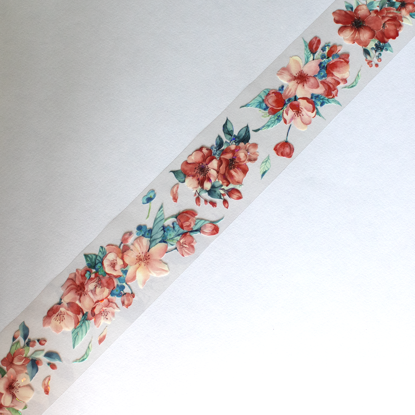 Picture of Red & Blue Florals - Washi Tape