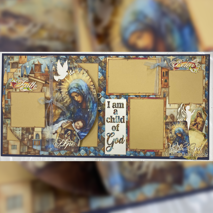 Picture of Silent Night Double Page Scrapbooking Kit - Michelle Van Wyk