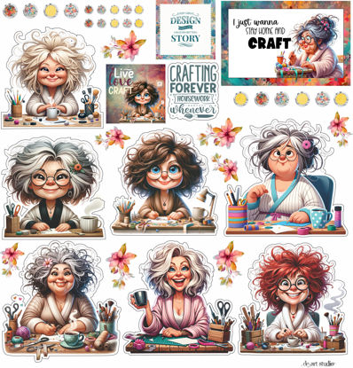 Picture of Crafty Gals Cutout Sheet