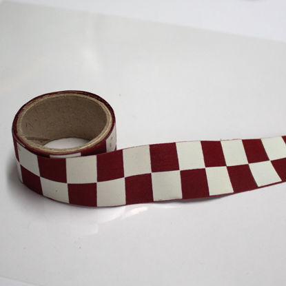 Picture of Fabric Washi Tape - Red Checkers