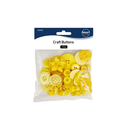 Picture of Craft Buttons - Yellow