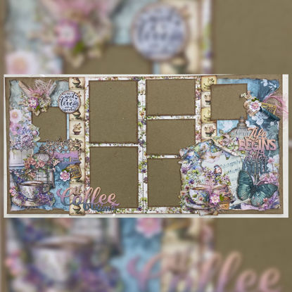 Picture of Coffee & Cake Double Page Scrapbooking Kit - Michelle Van Wyk