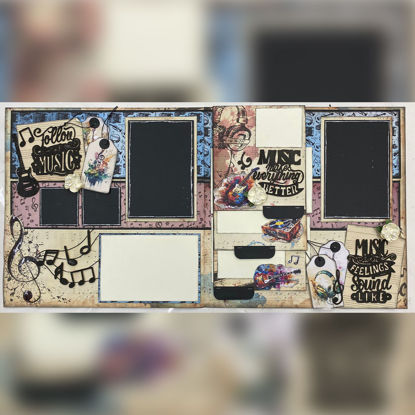 Picture of Make some Noise Double Page Scrapbooking Kit - Michelle Van Wyk
