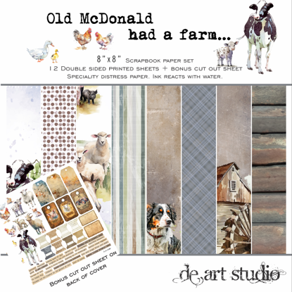 Picture of Old McDonald had a farm 8"X8" Paper Pack