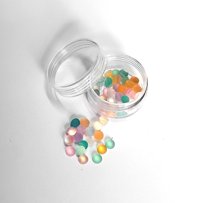 Picture of Frosted Flat Pearls - 30pcs