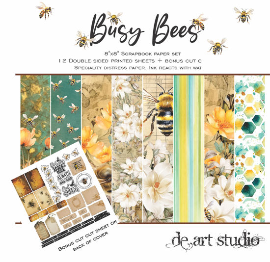 Picture of Busy Bees 8"X8" Paper Pack