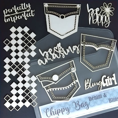 Picture of Denim & Bling Chippy Bag
