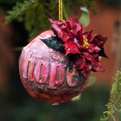 Picture of Poinsettia Bauble