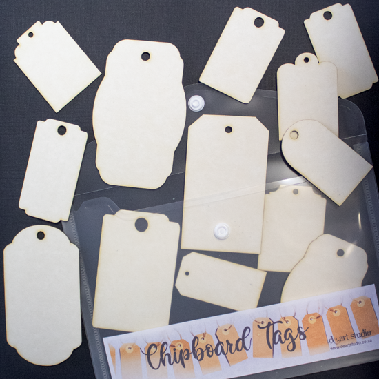 Picture of Chipboard Tags - Chippy Bag