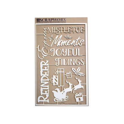 Picture of Reindeer Express Chipboard