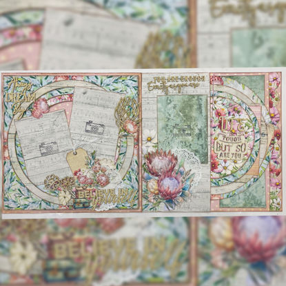 Picture of Tribute Double Page Scrapbooking Kit - Michelle Van Wyk