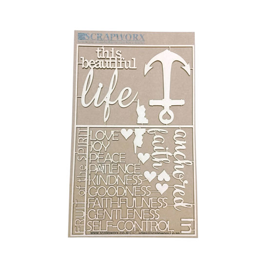 Picture of Anchored in Faith - Chipboard