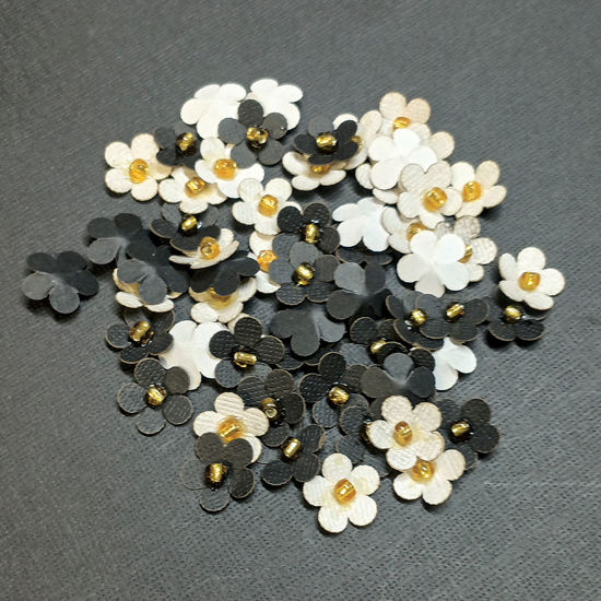 Picture of Loose Flower Pack - Black & White