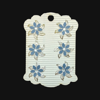 Picture of Flower Set - Denim Blue