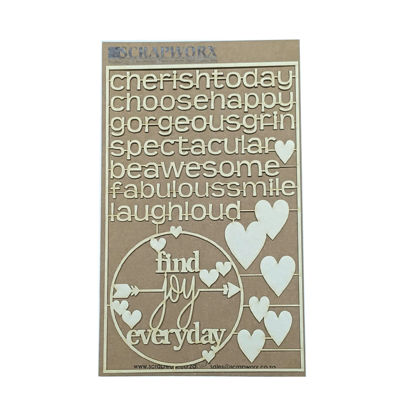 Picture of Find joy everyday - Reimagined! - Sentiments - Chipboard