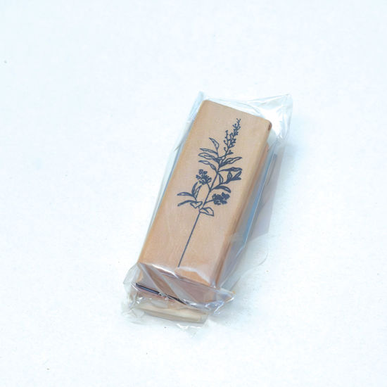 Picture of Floral Leaves - Wooden Stamp
