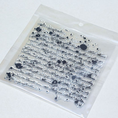 Picture of Dotted Script - Clear Stamp