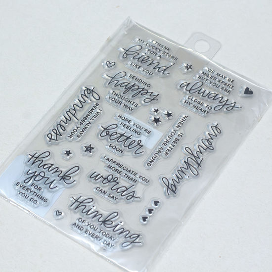 Picture of Happy Thoughts - Clear Stamp