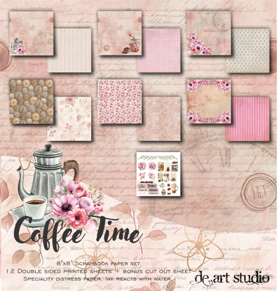 Picture of Coffee Time 8"X8" Paper Pack